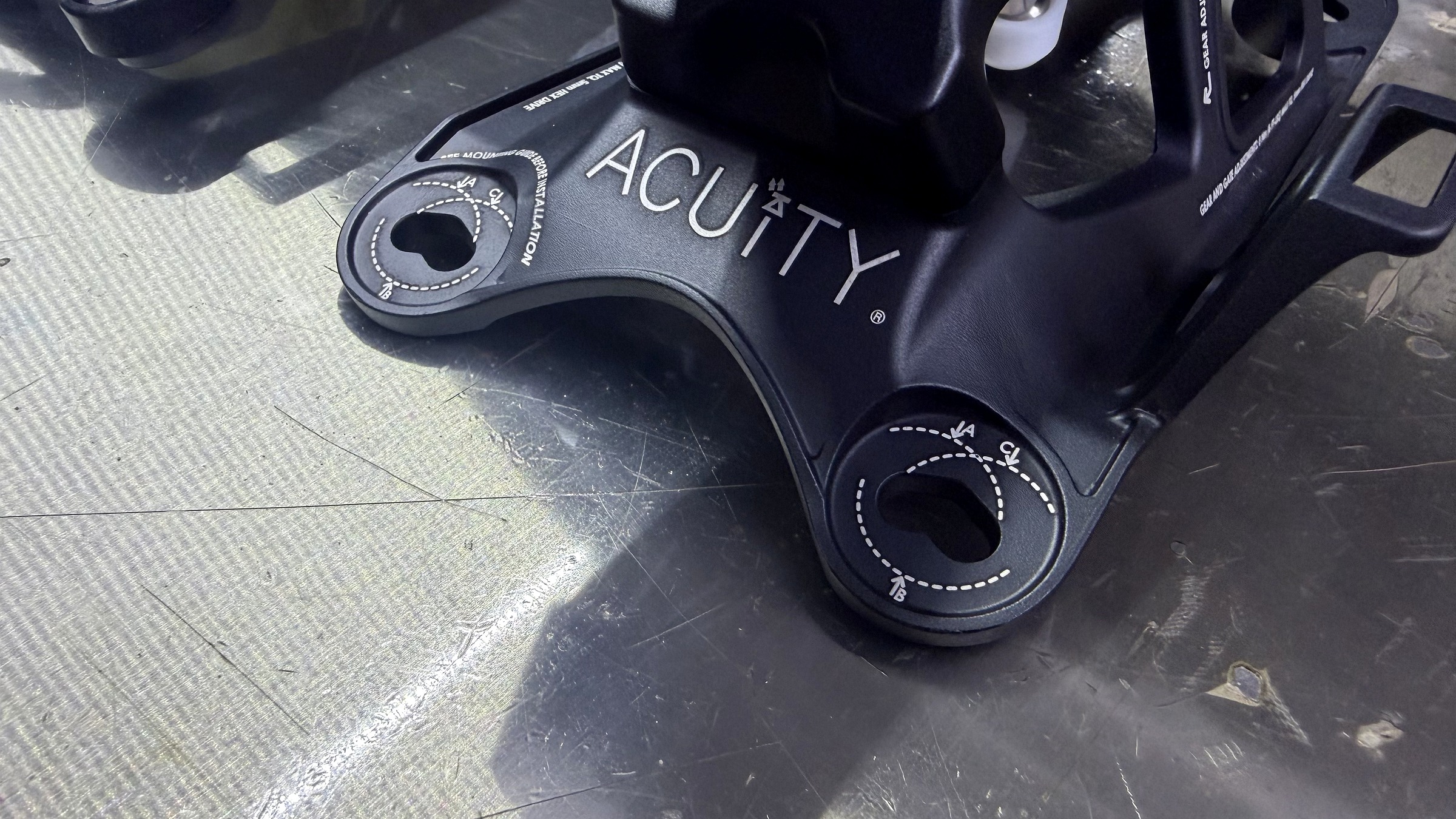 Acuity Stage 3 ปรับตำแหน่งฐานที่วางเกียร์ได้