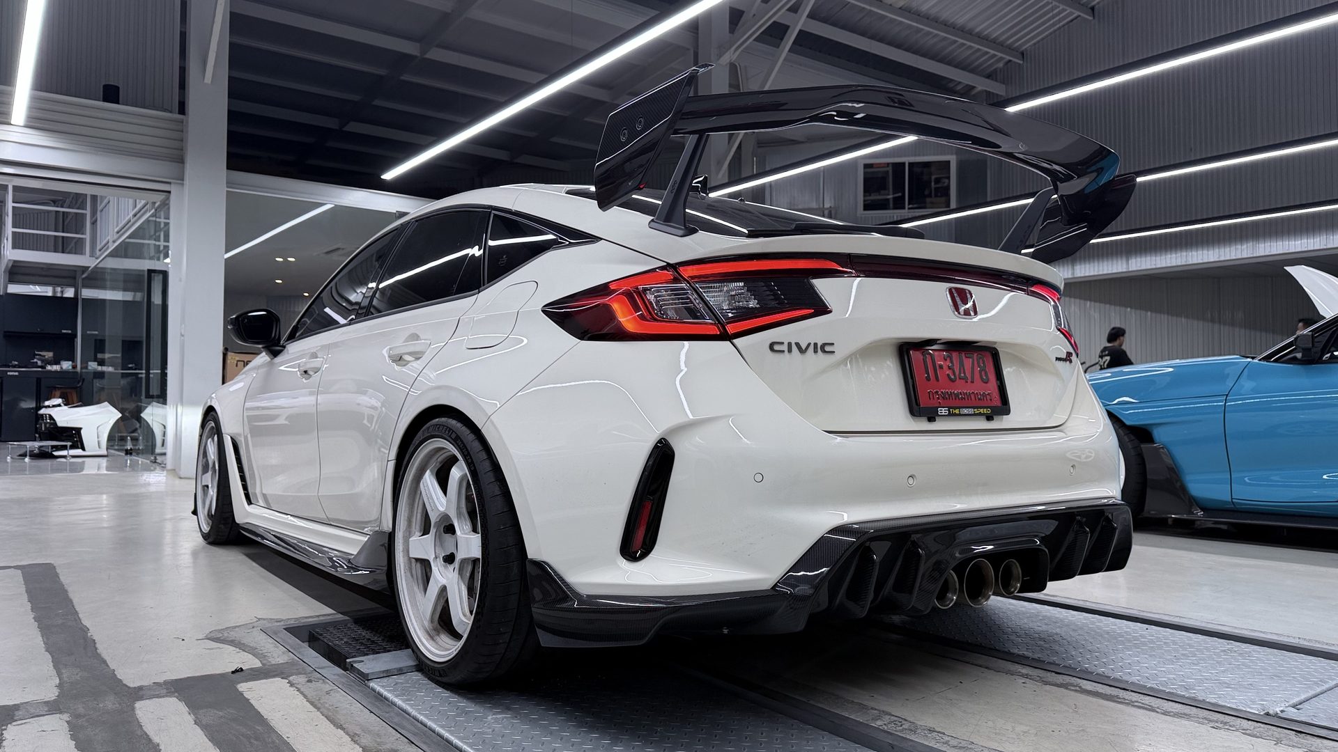 Honda Civic Type-R FL5 ADRO Full Kit Rear Diffuser AT-R4 Wing
