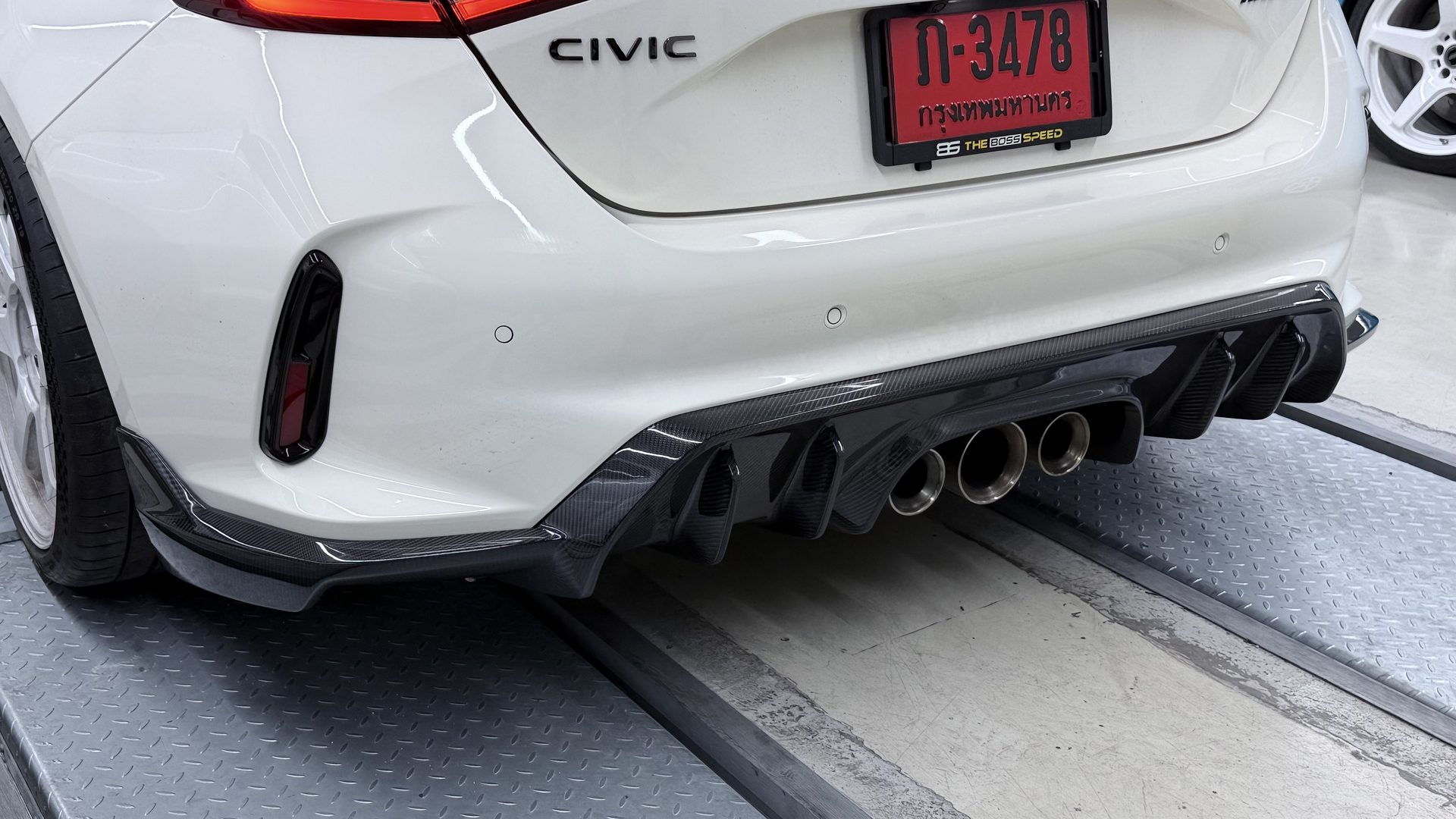 ADRO Carbon Rear Diffuser Honda Civic Type-R FL5