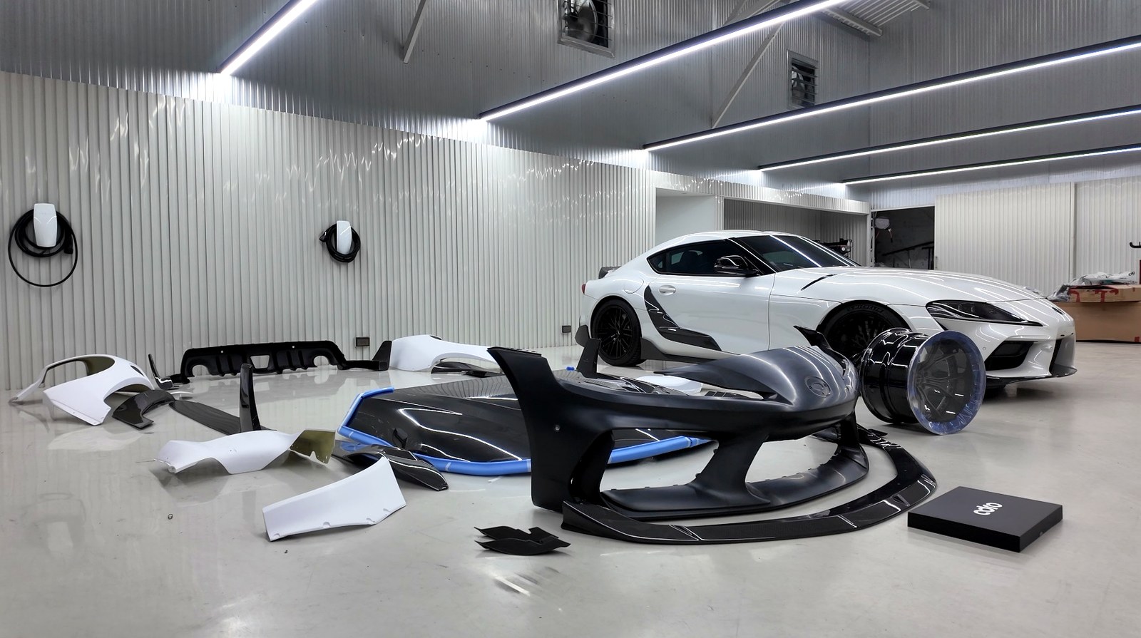 ADRO GR Supra Widebody คันแรกในไทย โดย G-FORCE — ครบชุดทั้งหมด 13 ชิ้น คันนี้เลือกล้อเป็น MV Forged แบบเดียวกับรถโชว์ในงานเปิดตัวที่ Tokyo Auto Salon
