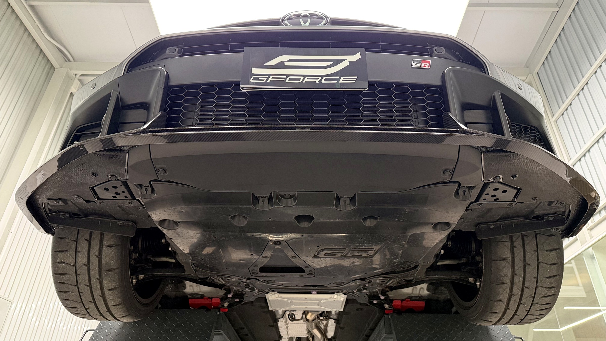 ลิ้นหน้า ADRO Carbon GR Yaris Gen 2 ติดตั้งเสร็จ