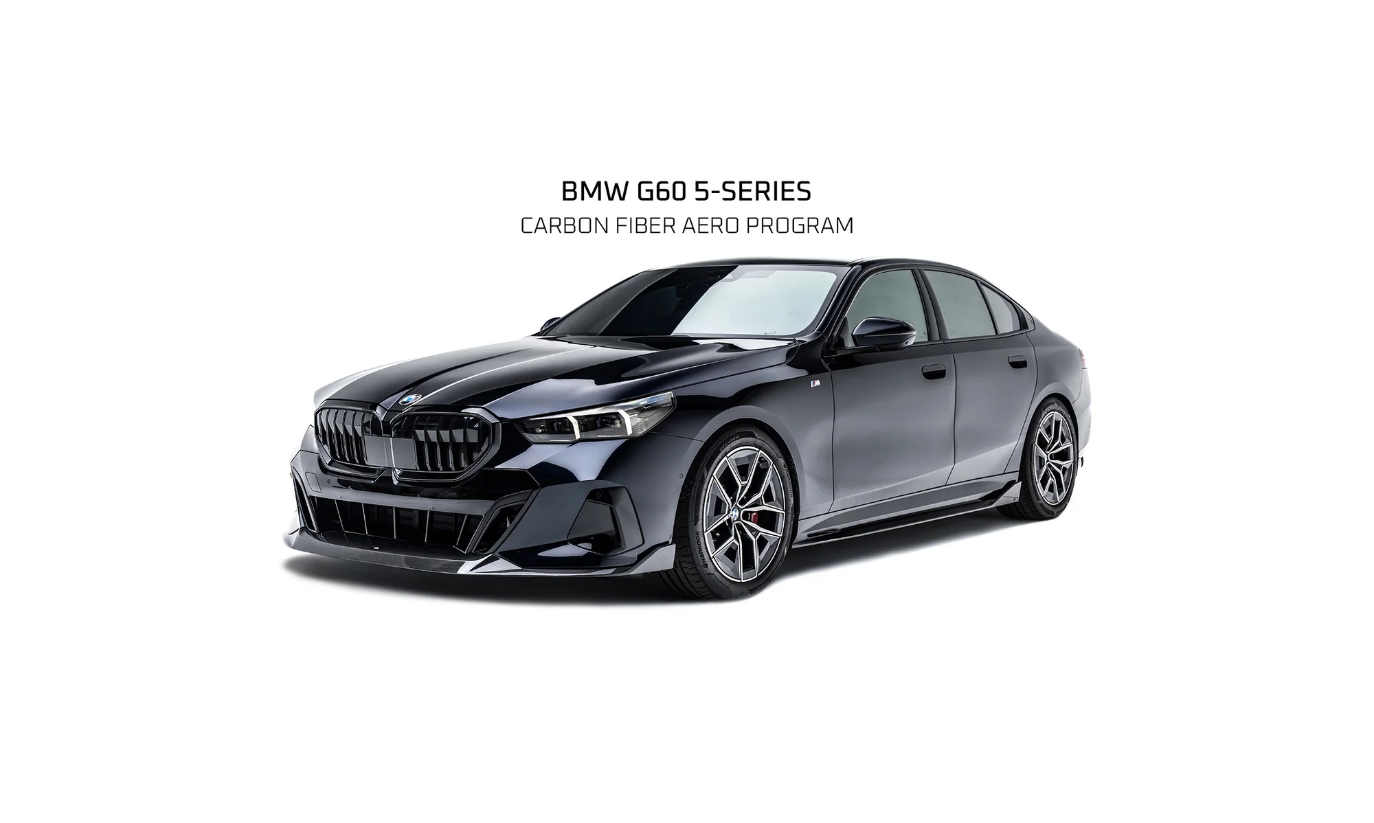 ADRO ชุดแต่ง BMW G60 520i Carbon Fiber Front Lip — G-FORCE Thailand