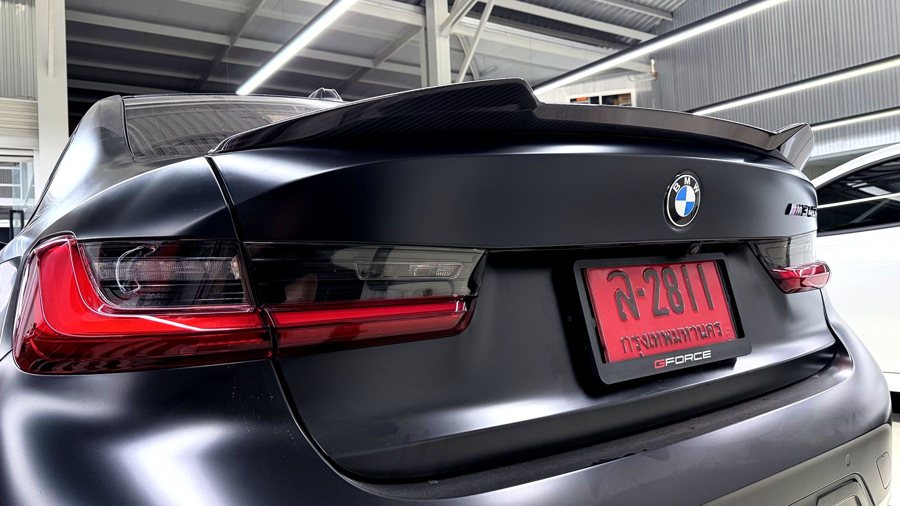 ADRO Rear Spoiler installed BMW M340i ติดตั้งเสร็จ