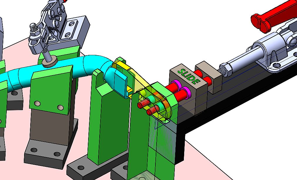 Jig Detail — Slide Mechanism สำหรับเหล็กกันโคลง G-FORCE