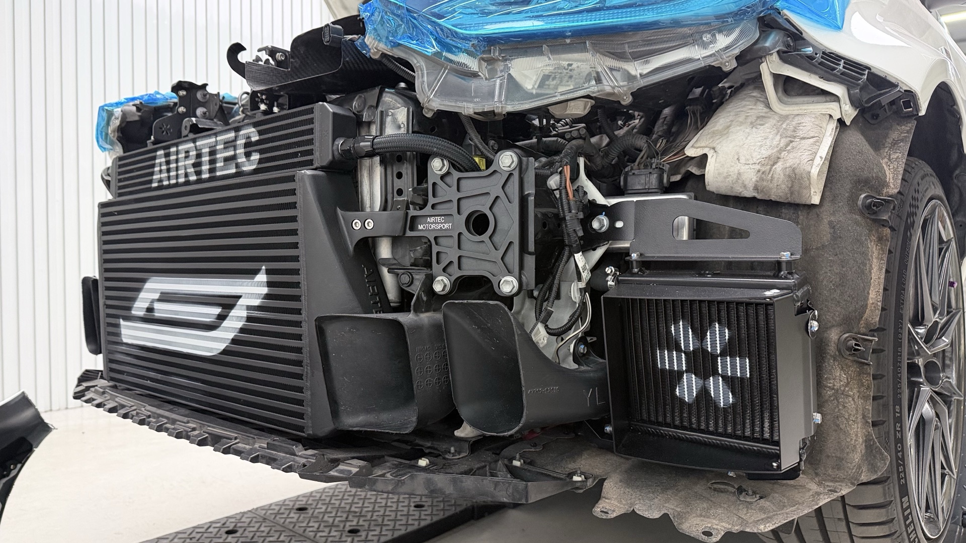 งานติดตั้งเรียบร้อย ช่องลมทุกช่องทำให้ทางเดินอากาศเป็นเหมือน GR Yaris Gen 2