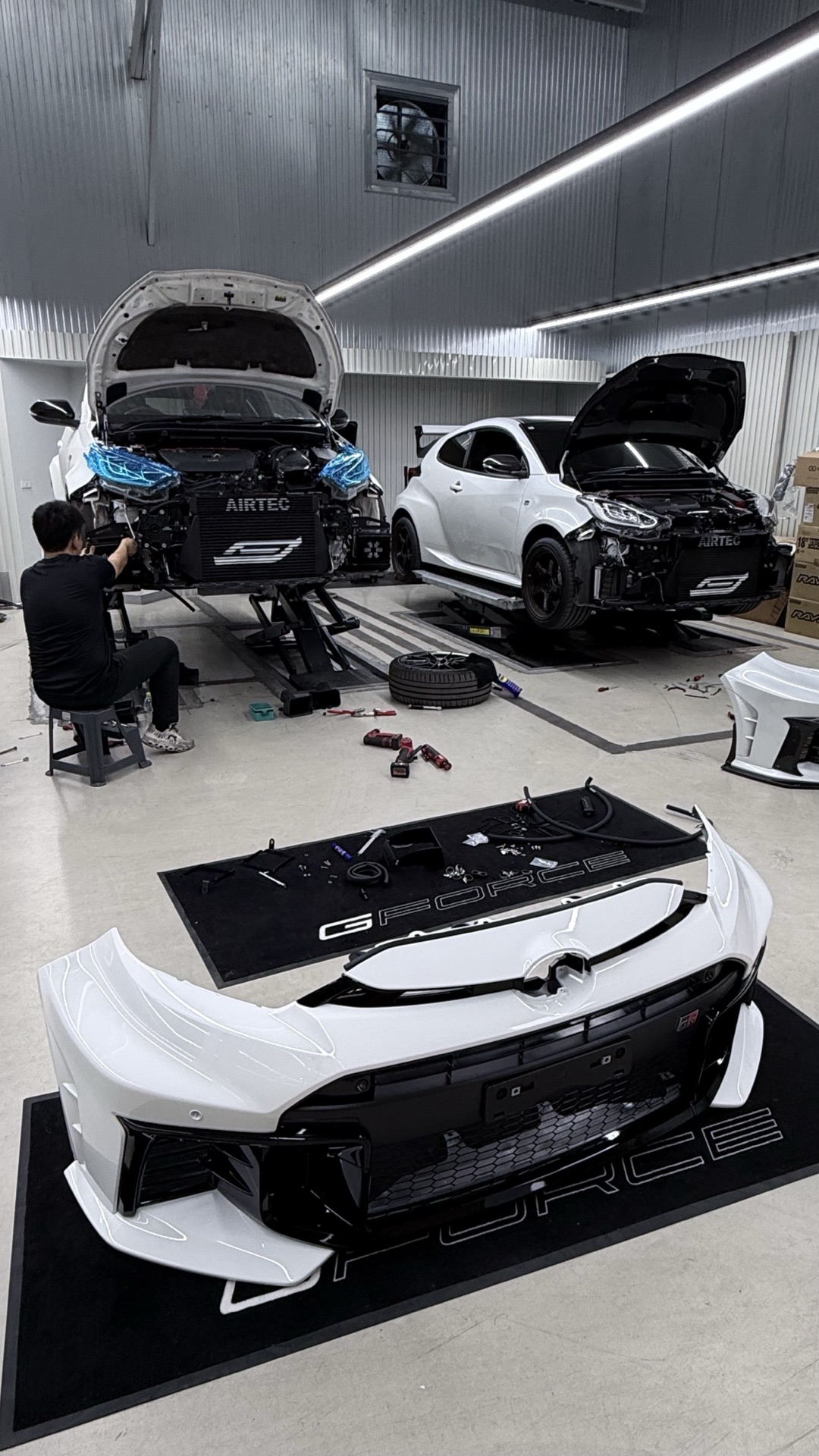 เทียบจุดประกอบกับ GR Yaris Gen 2 คันจริงเพื่อความเป๊ะทุกจุด