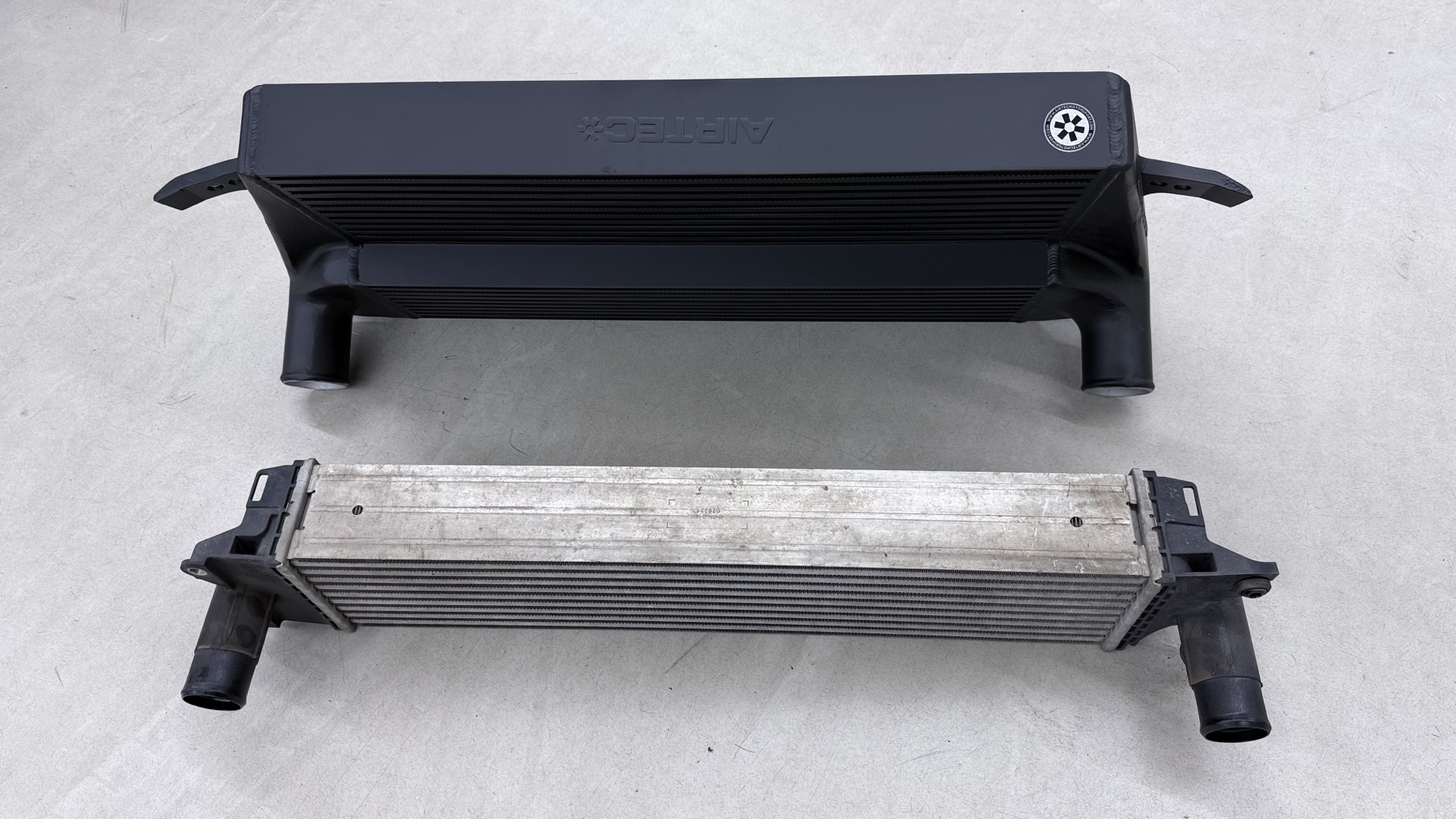 เปรียบเทียบความหนา Intercooler ของเดิมกับ Airtec Intercooler Stage 3