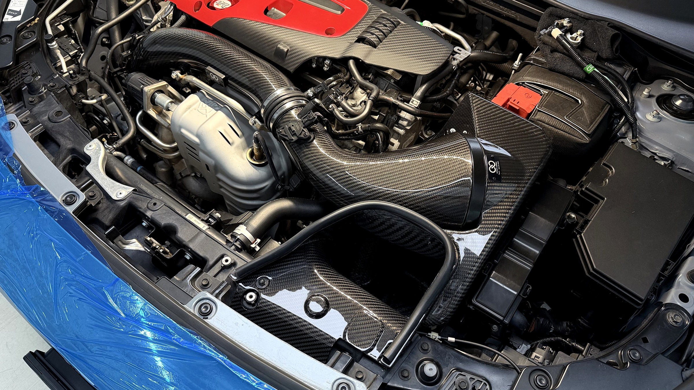 กรองอากาศ Infinity Design และ Turbo Inlet Honda Civic Type-R FL5 เสร็จสมบูรณ์