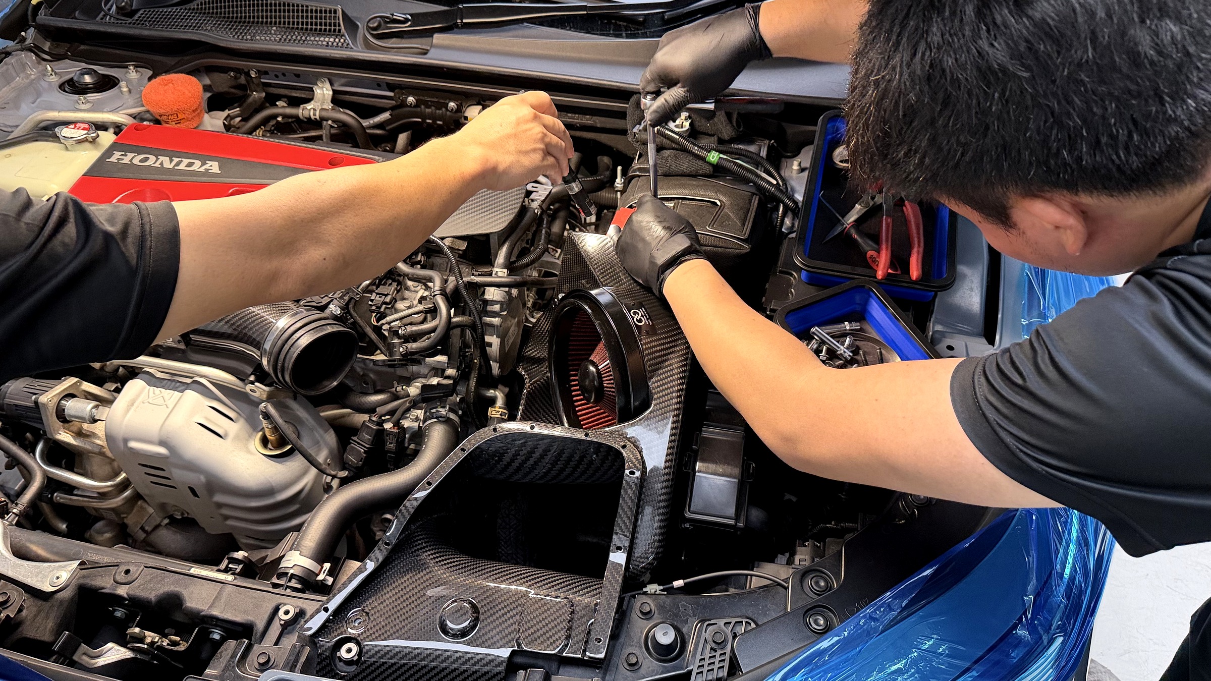 ติดตั้งกรองอากาศ Infinity Design Honda Civic Type-R FL5