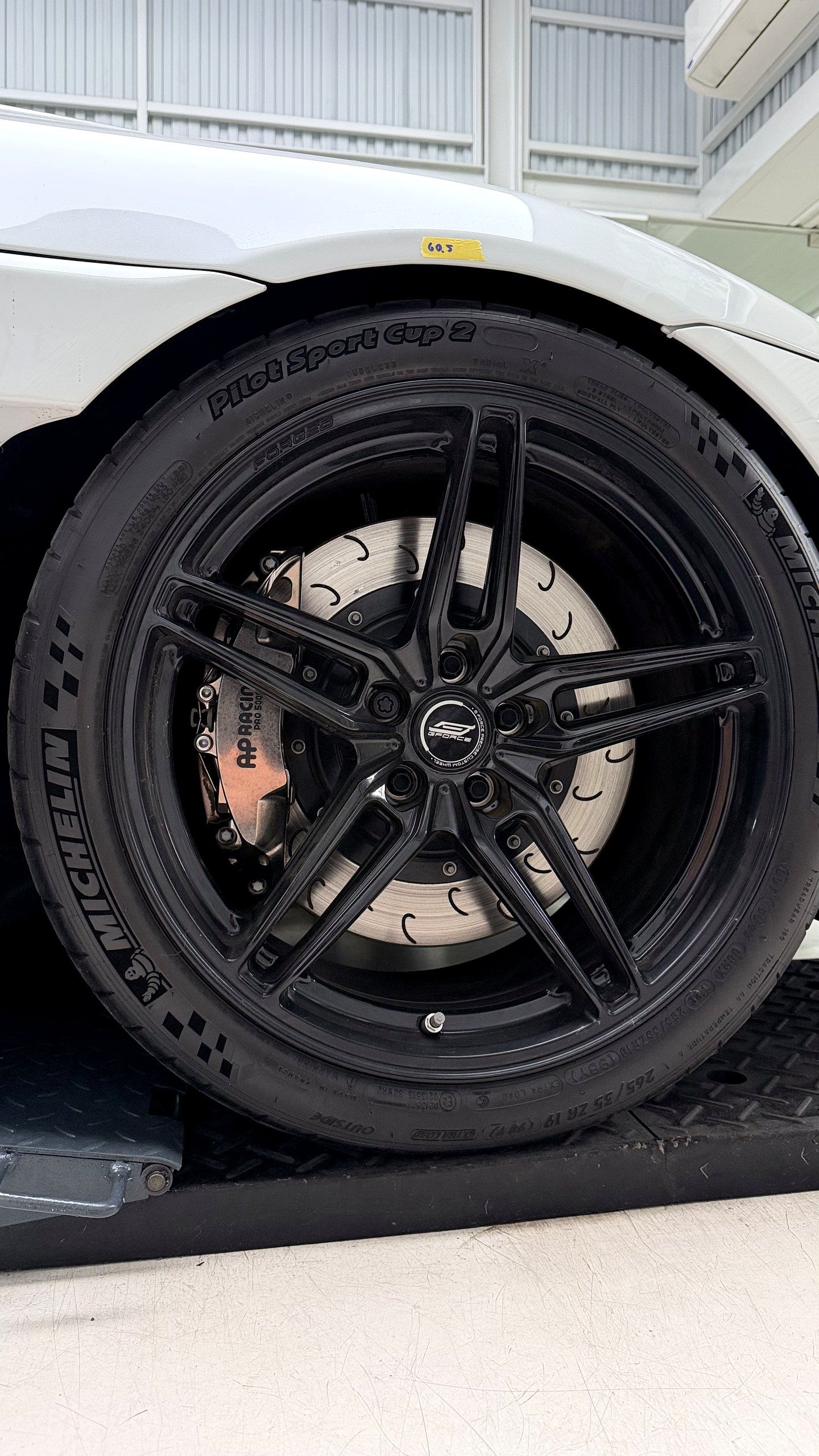 ล้อ G-FORCE Custom Forged Wheel พร้อมเบรค AP Racing Pro5000R GR Supra