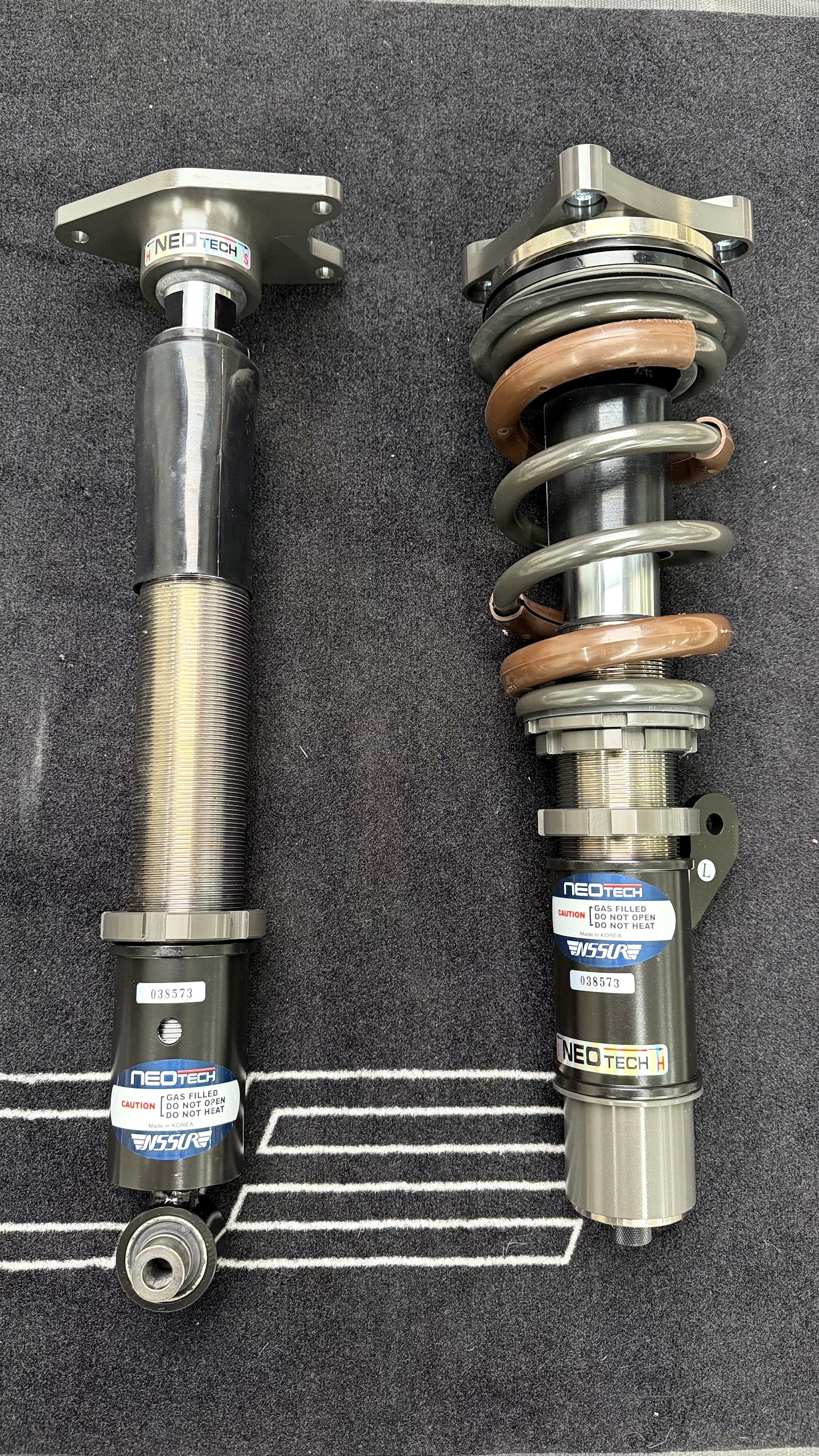 รายละเอียดโช้ค NeoTech GR Supra — กระบอกและสตรัทปรับเกลียว