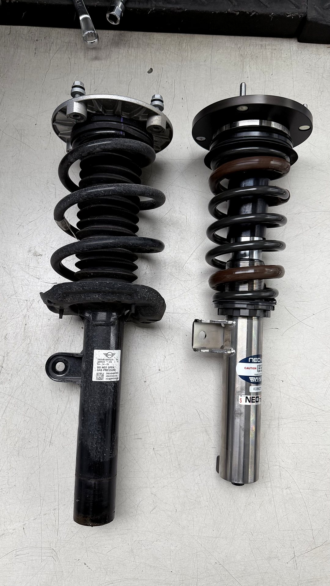 เปรียบเทียบโช้คเดิม MINI J01 กับโช้ค NeoTech Inverted Monotube Coilover