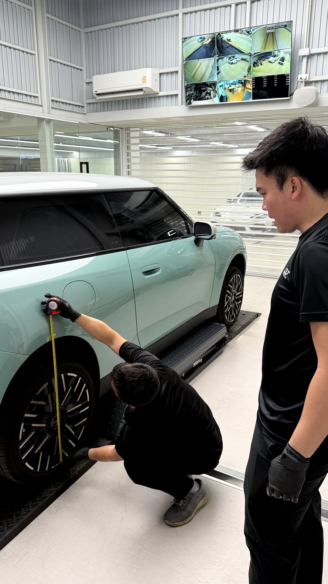 เช็คระยะสโตรคช่วงล่าง MINI Cooper J01 หลังติดตั้งโช้ค NeoTech