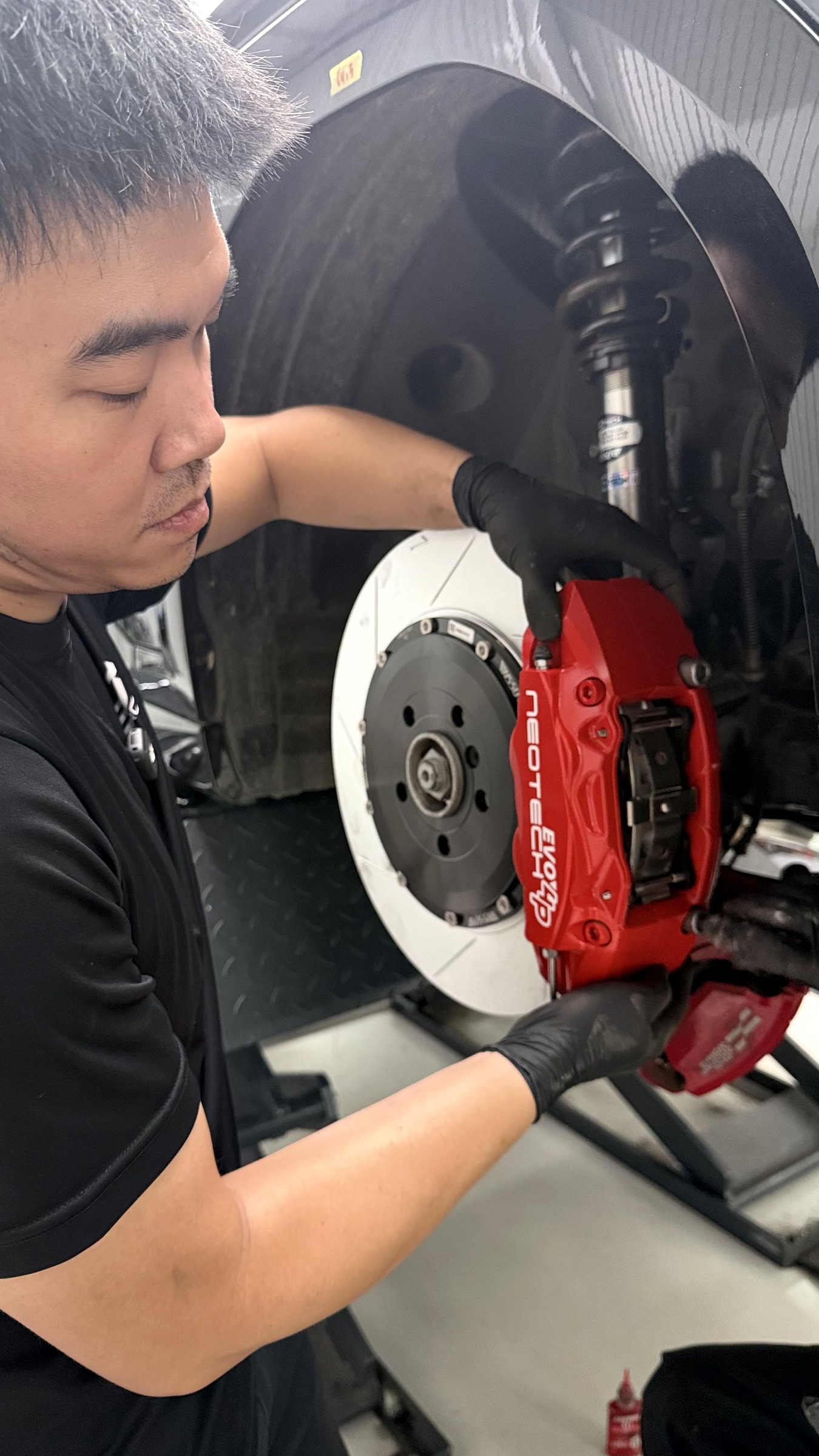 ติดตั้งปั้มเบรค NeoTech EVO 4P บน MINI Aceman JCW