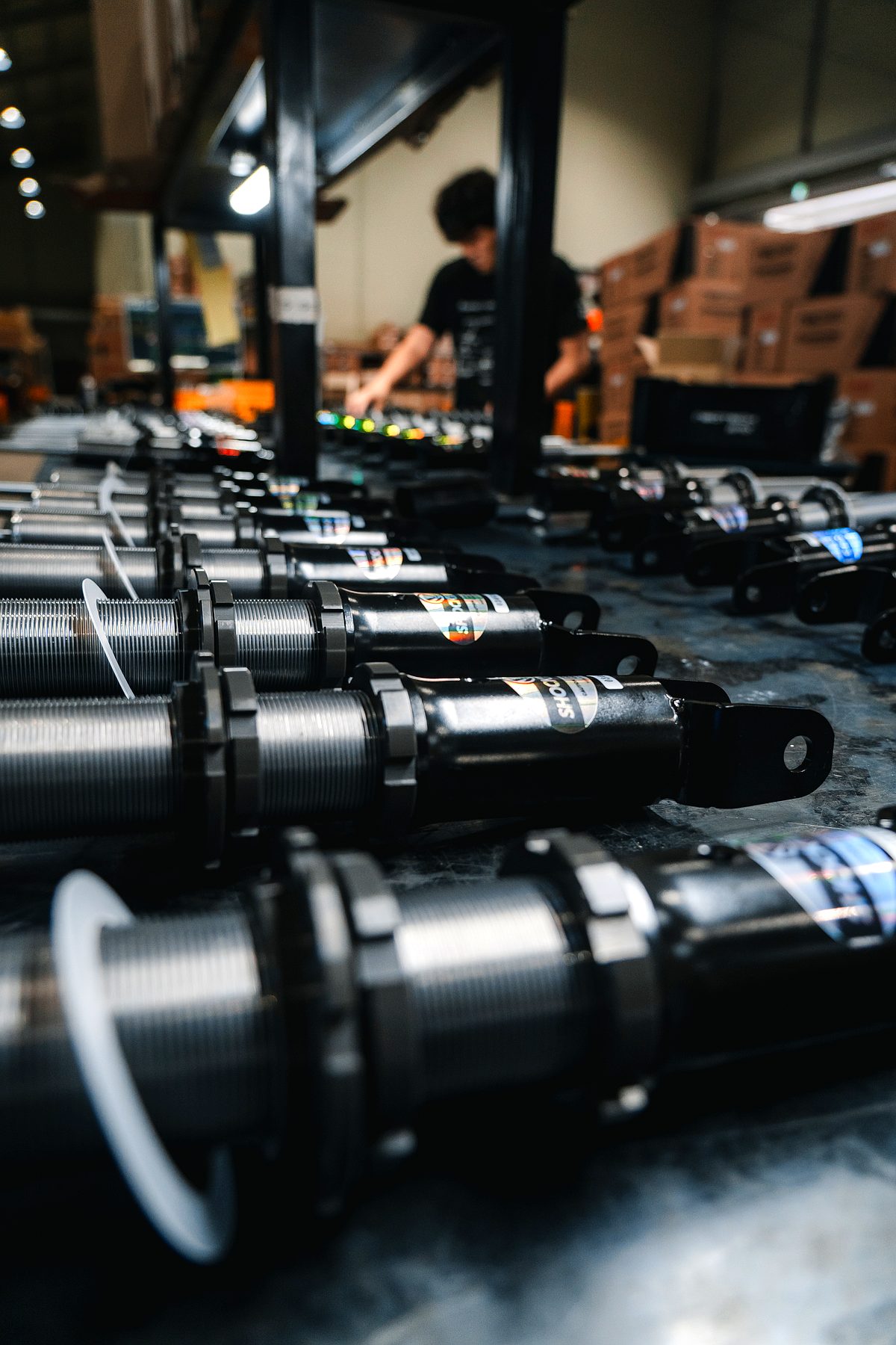 NeoTech Factory Gimcheon City Korea — LABA7 Shock Dynamometer Testing