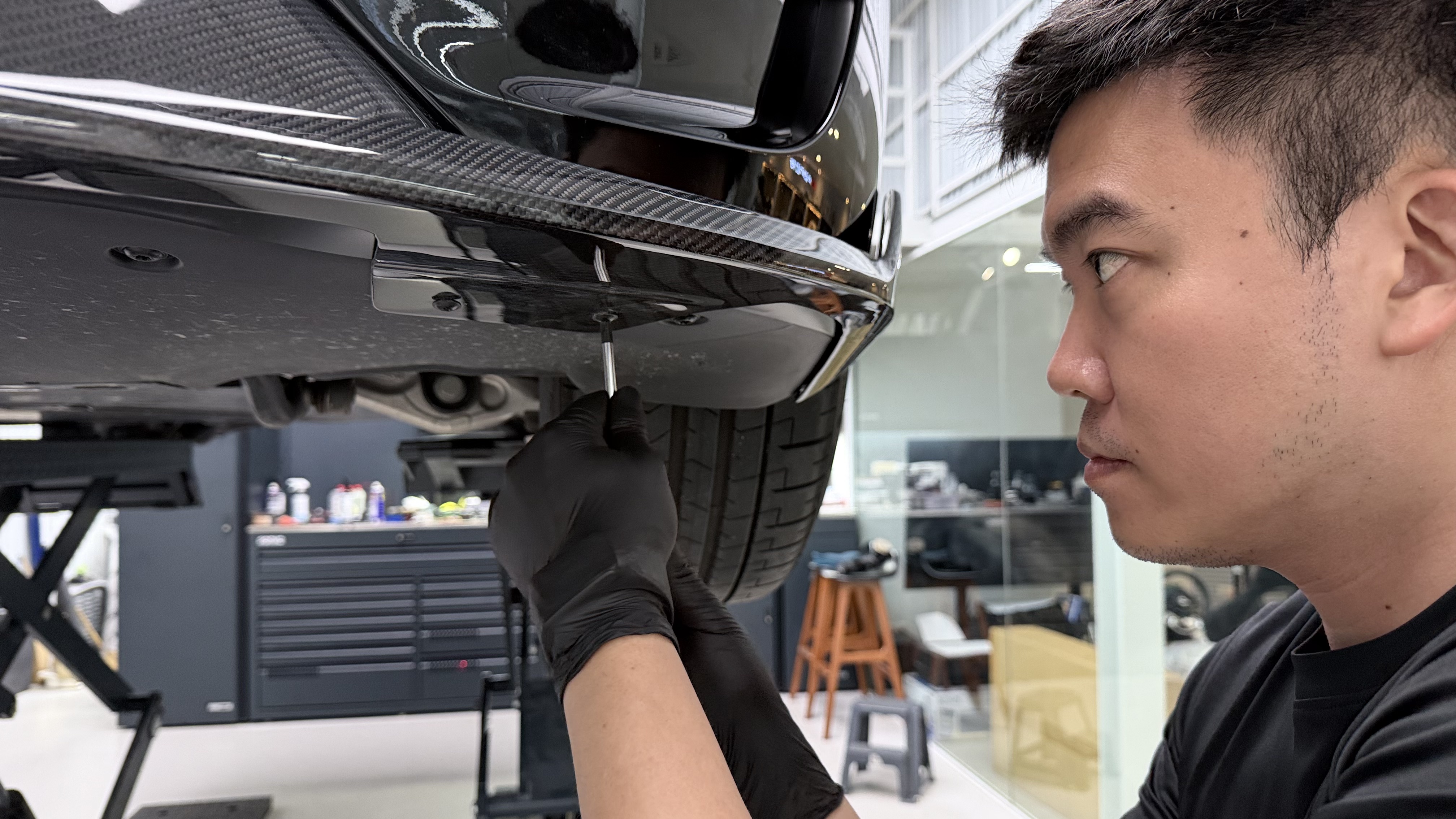 ขันมือลิ้นหน้า ADRO Carbon — กันชิ้นงานแตก