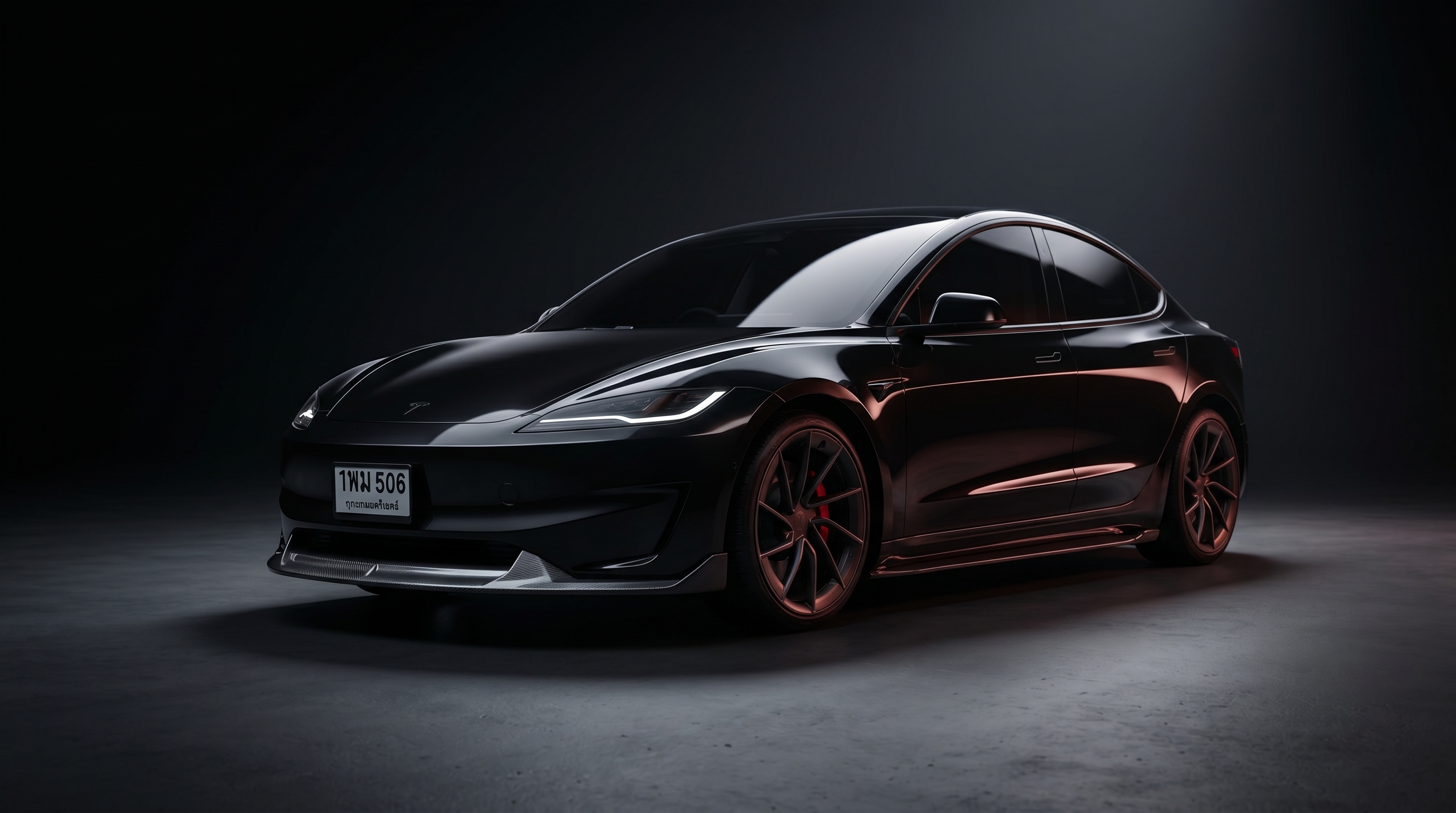 Tesla Model 3 Performance Best Upgrade ที่ G-FORCE Thailand — ของแต่งรถเทสล่า ฝากระโปรงไฟฟ้า ประตูดูด ADRO Carbon