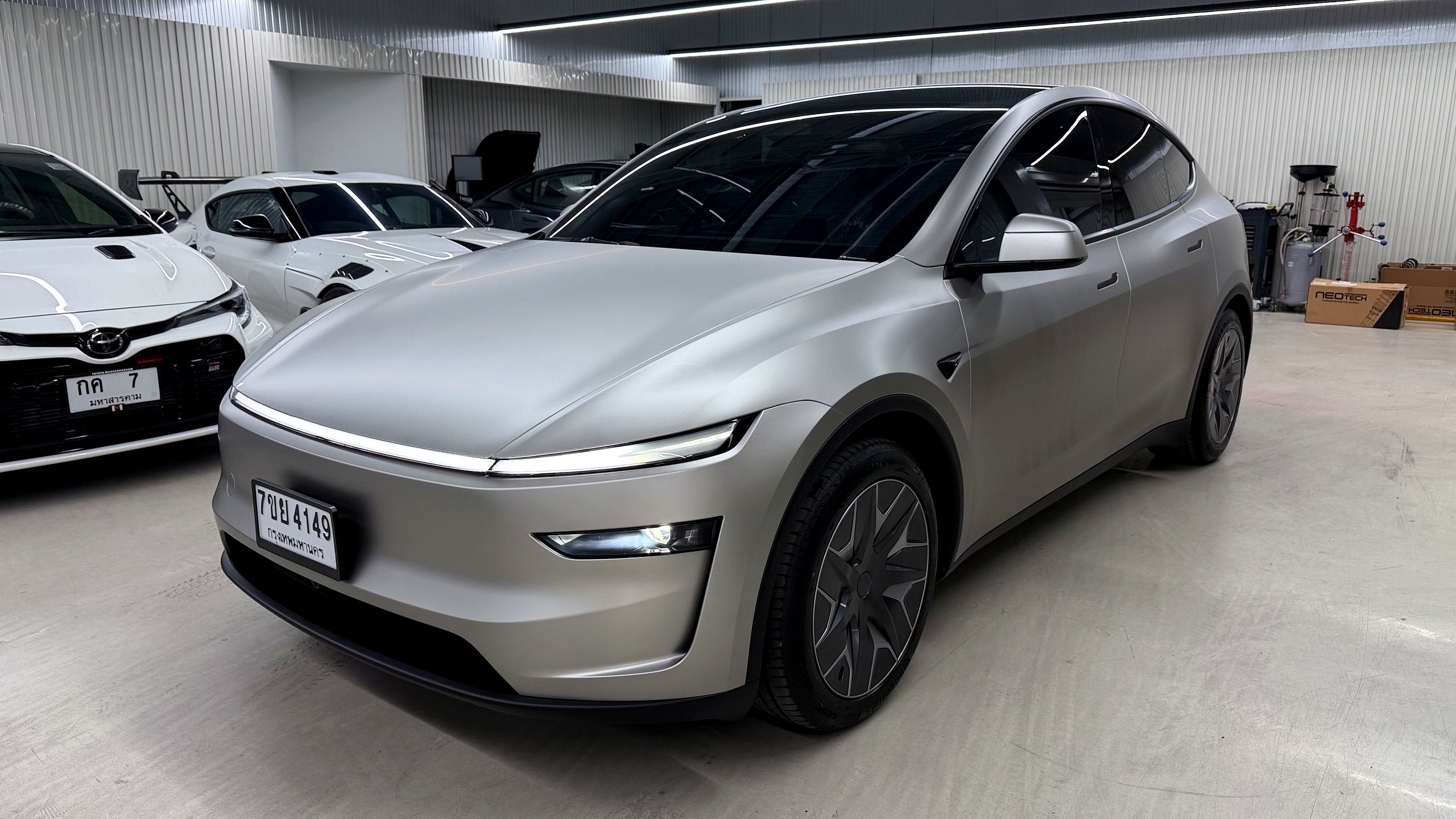 ของแต่ง Tesla Model Y L เสร็จเรียบร้อย ส่งกลับศรีสะเกษ โดย G-FORCE
