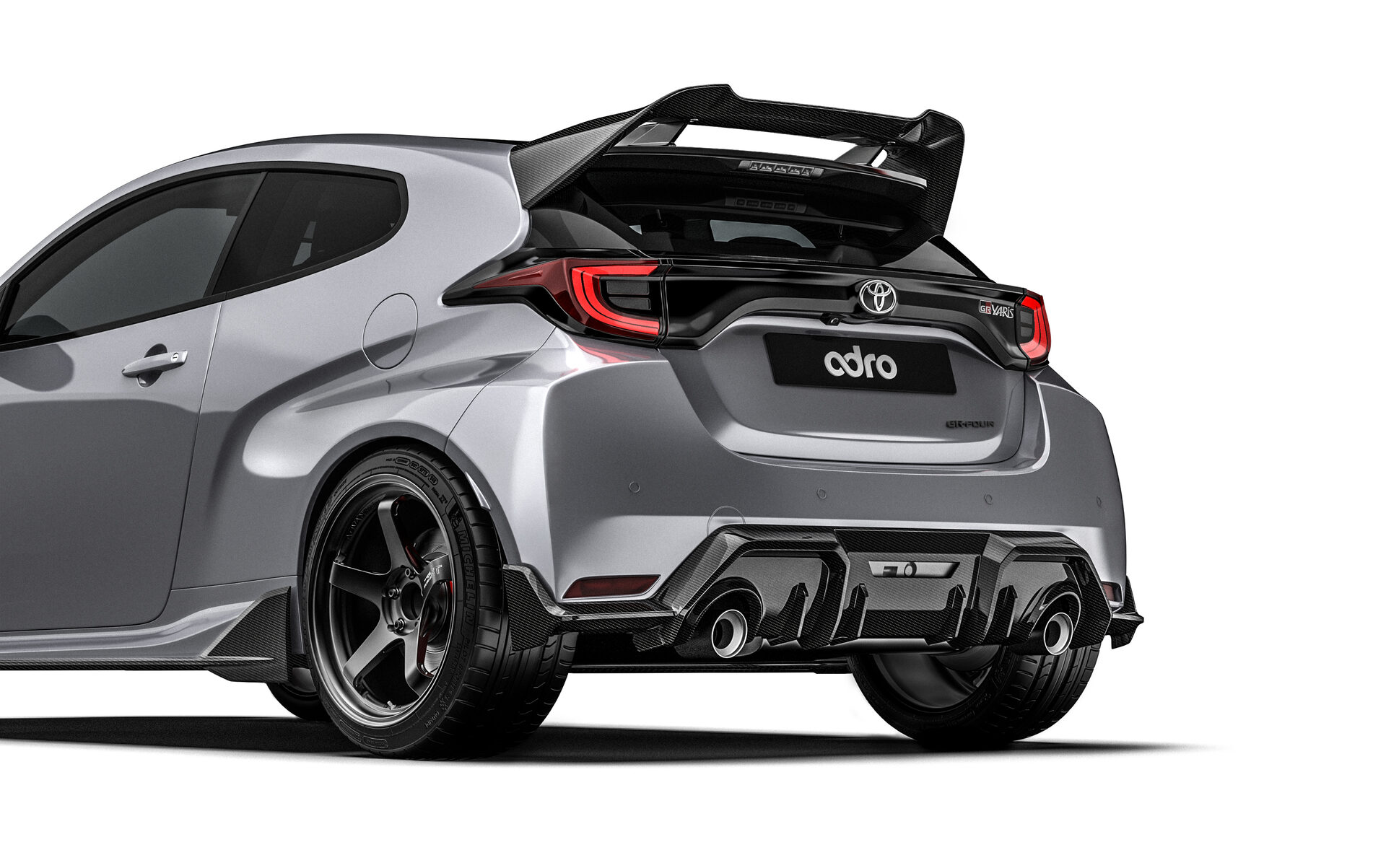 วิงหลัง ADRO Pre-Preg Carbon — Toyota GR Yaris