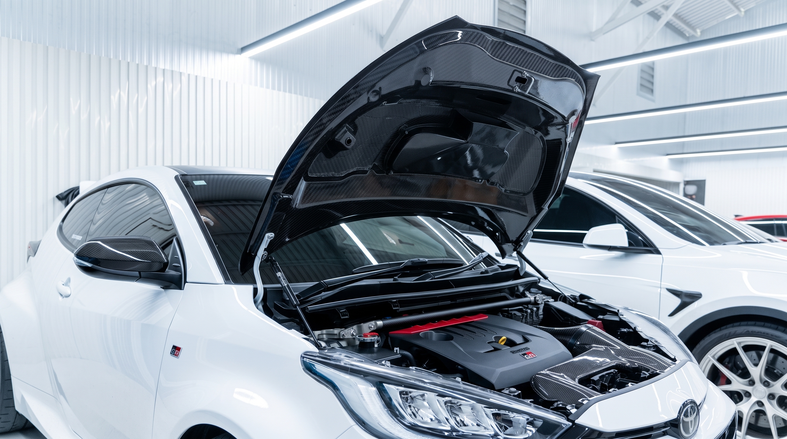 โช๊คค้ำฝากระโปรงหน้า BFM PERFORMANCE GR Yaris Hood Damper